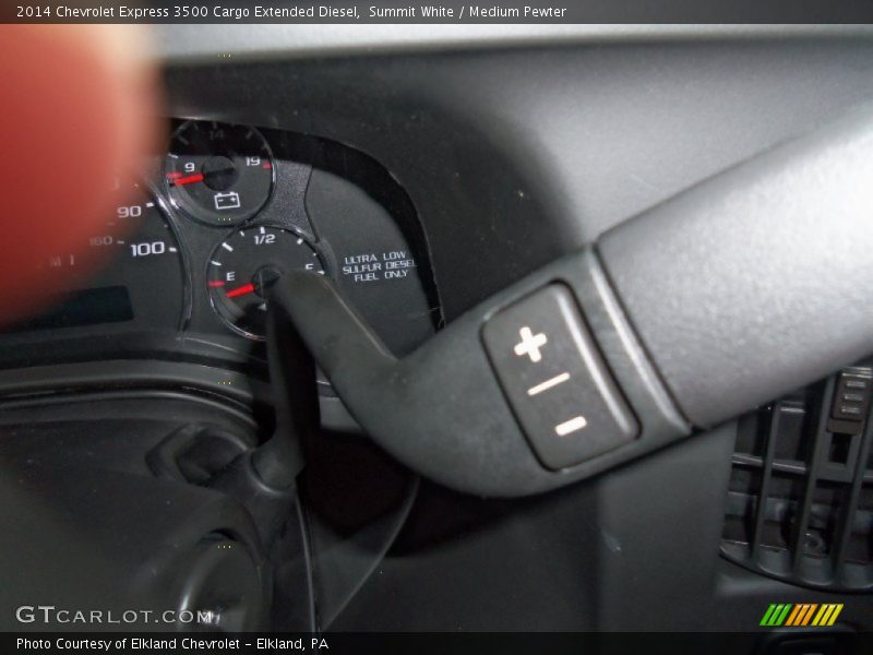 Summit White / Medium Pewter 2014 Chevrolet Express 3500 Cargo Extended Diesel