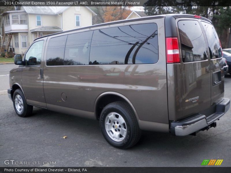 Brownstone Metallic / Neutral 2014 Chevrolet Express 1500 Passenger LT AWD