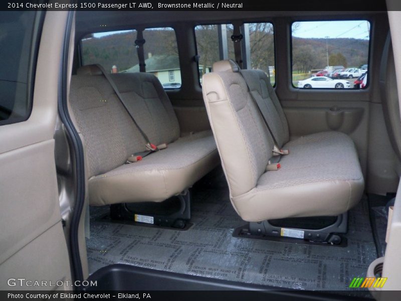 Brownstone Metallic / Neutral 2014 Chevrolet Express 1500 Passenger LT AWD