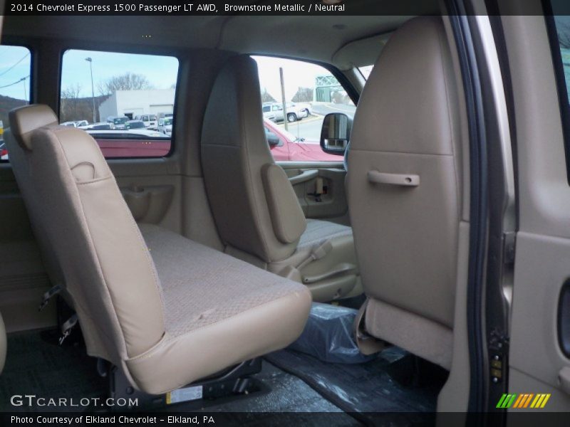 Brownstone Metallic / Neutral 2014 Chevrolet Express 1500 Passenger LT AWD