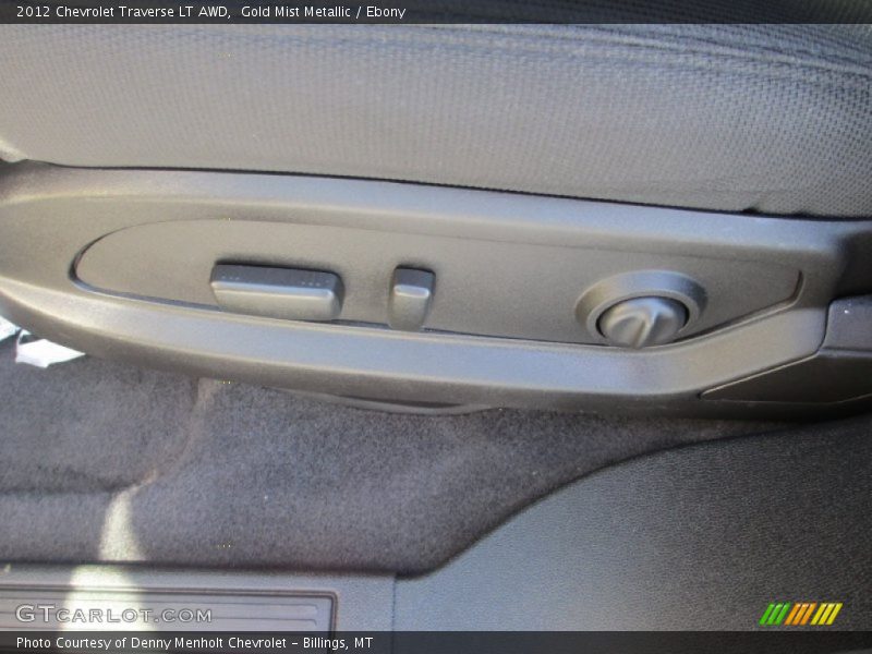 Gold Mist Metallic / Ebony 2012 Chevrolet Traverse LT AWD