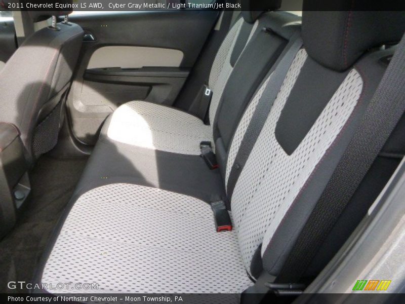 Cyber Gray Metallic / Light Titanium/Jet Black 2011 Chevrolet Equinox LS AWD