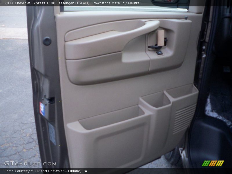 Brownstone Metallic / Neutral 2014 Chevrolet Express 1500 Passenger LT AWD