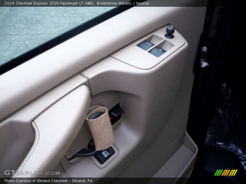 Brownstone Metallic / Neutral 2014 Chevrolet Express 1500 Passenger LT AWD