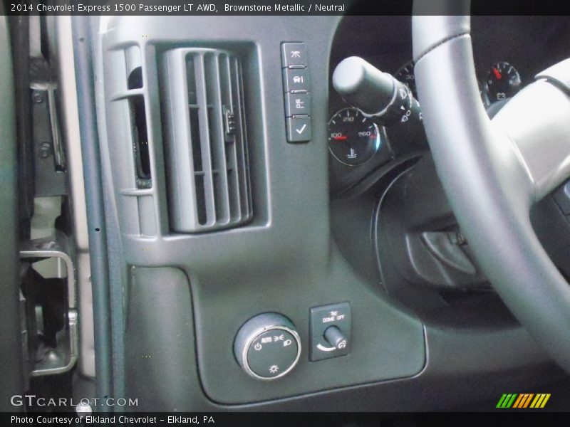 Brownstone Metallic / Neutral 2014 Chevrolet Express 1500 Passenger LT AWD