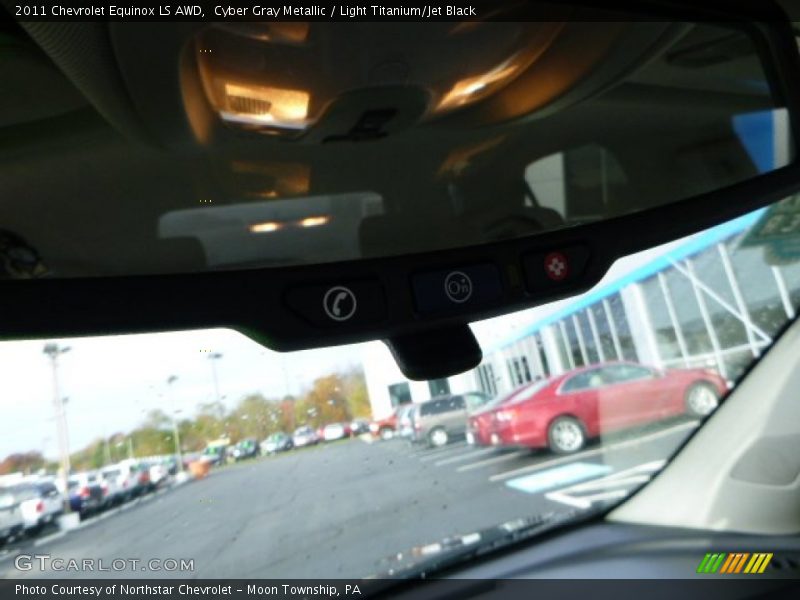 Cyber Gray Metallic / Light Titanium/Jet Black 2011 Chevrolet Equinox LS AWD