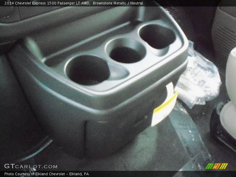 Brownstone Metallic / Neutral 2014 Chevrolet Express 1500 Passenger LT AWD
