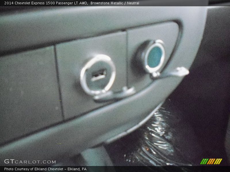 Brownstone Metallic / Neutral 2014 Chevrolet Express 1500 Passenger LT AWD