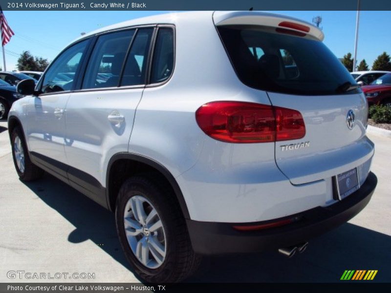 Candy White / Black 2014 Volkswagen Tiguan S