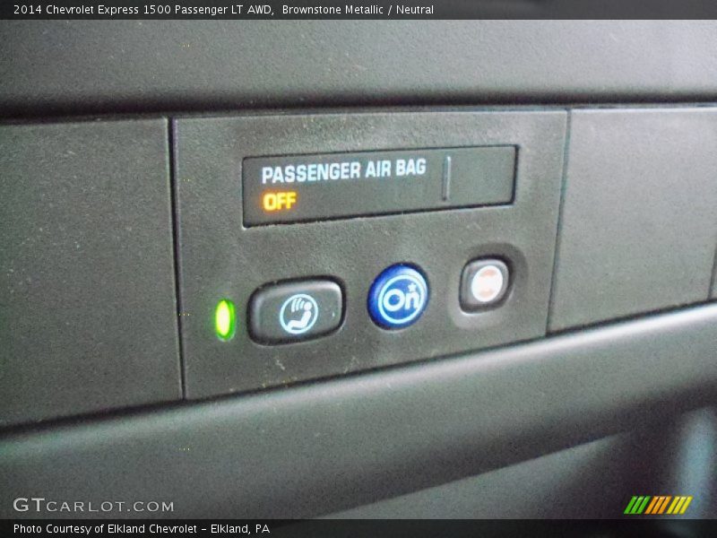Brownstone Metallic / Neutral 2014 Chevrolet Express 1500 Passenger LT AWD