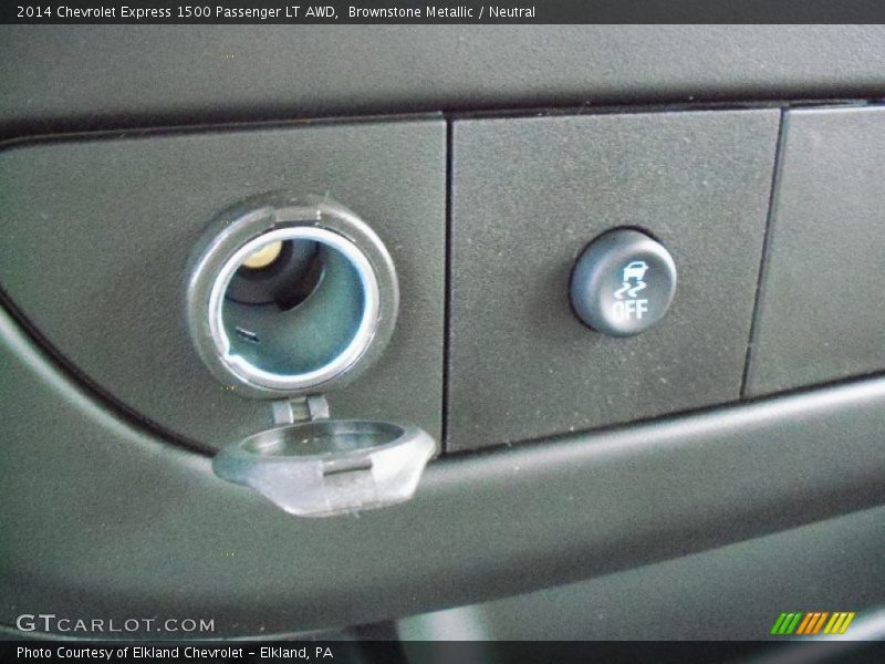 Brownstone Metallic / Neutral 2014 Chevrolet Express 1500 Passenger LT AWD