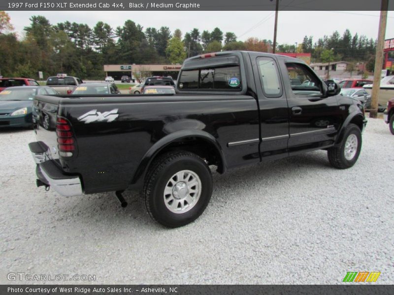 Black / Medium Graphite 1997 Ford F150 XLT Extended Cab 4x4