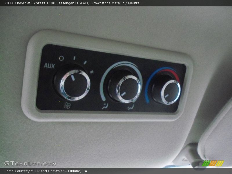 Brownstone Metallic / Neutral 2014 Chevrolet Express 1500 Passenger LT AWD