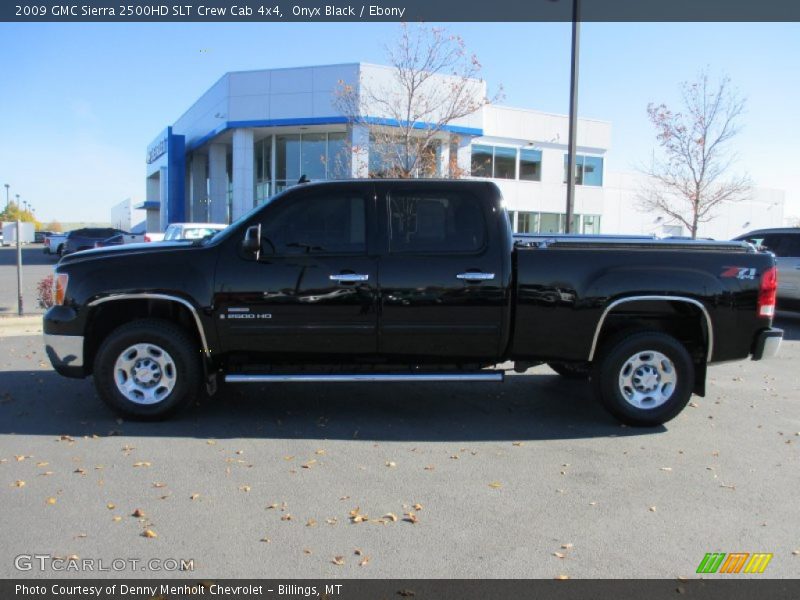 Onyx Black / Ebony 2009 GMC Sierra 2500HD SLT Crew Cab 4x4