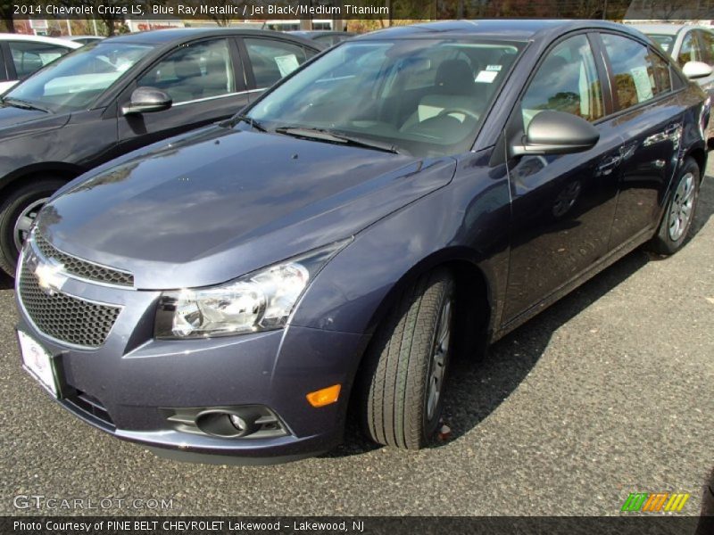 Blue Ray Metallic / Jet Black/Medium Titanium 2014 Chevrolet Cruze LS