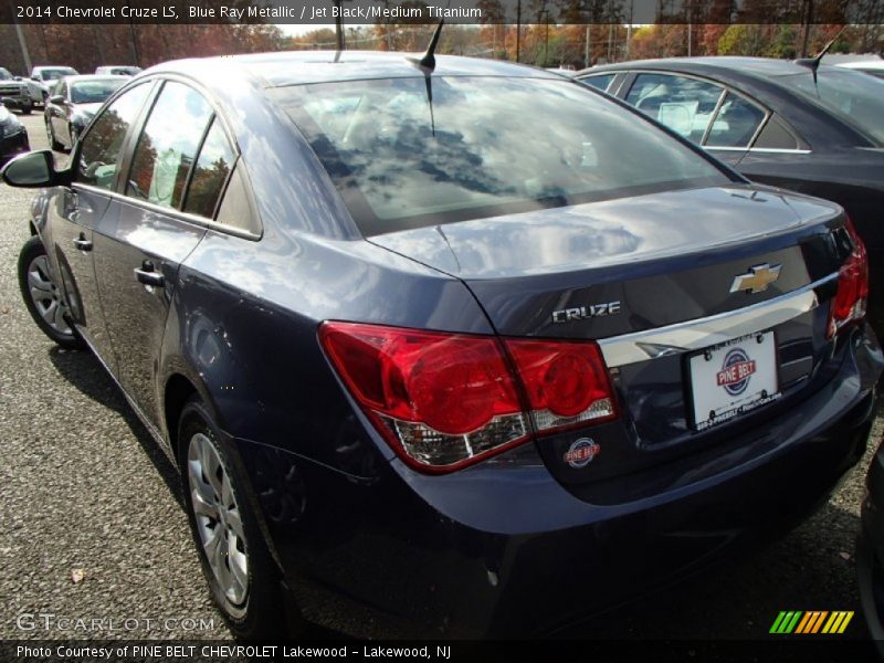 Blue Ray Metallic / Jet Black/Medium Titanium 2014 Chevrolet Cruze LS