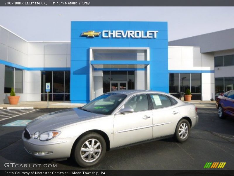 Platinum Metallic / Gray 2007 Buick LaCrosse CX