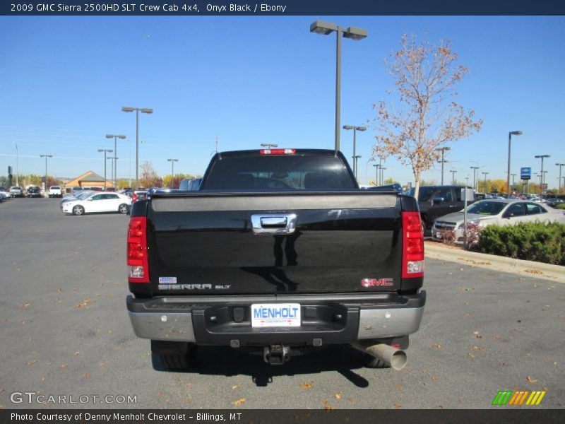 Onyx Black / Ebony 2009 GMC Sierra 2500HD SLT Crew Cab 4x4