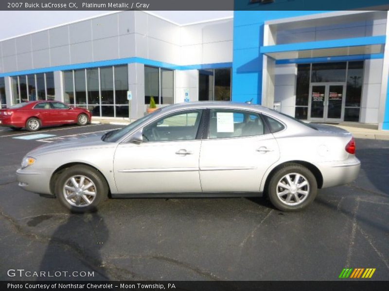 Platinum Metallic / Gray 2007 Buick LaCrosse CX