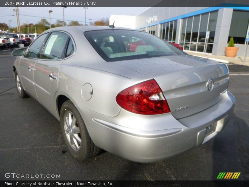 Platinum Metallic / Gray 2007 Buick LaCrosse CX