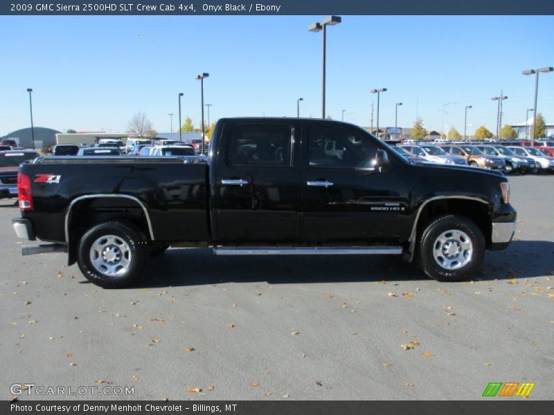 Onyx Black / Ebony 2009 GMC Sierra 2500HD SLT Crew Cab 4x4