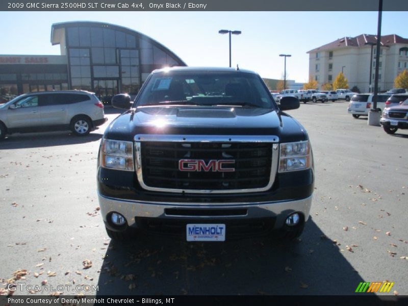 Onyx Black / Ebony 2009 GMC Sierra 2500HD SLT Crew Cab 4x4