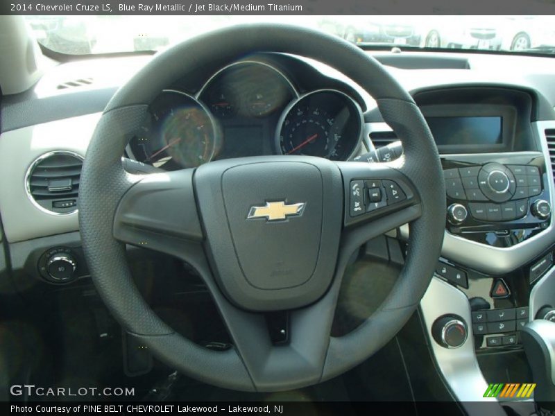 Blue Ray Metallic / Jet Black/Medium Titanium 2014 Chevrolet Cruze LS