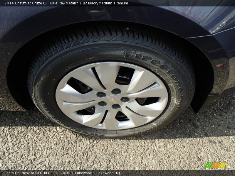 Blue Ray Metallic / Jet Black/Medium Titanium 2014 Chevrolet Cruze LS
