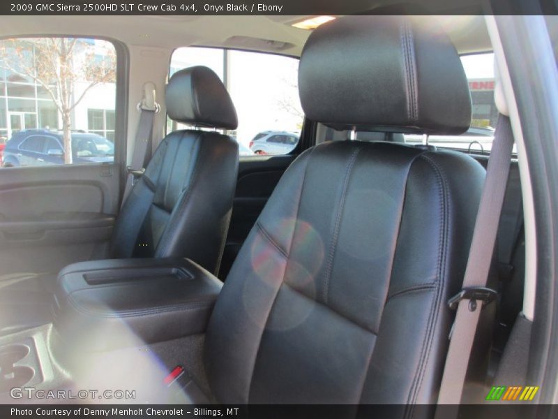 Onyx Black / Ebony 2009 GMC Sierra 2500HD SLT Crew Cab 4x4