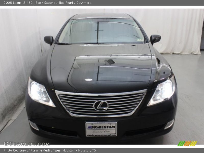 Black Sapphire Blue Pearl / Cashmere 2008 Lexus LS 460