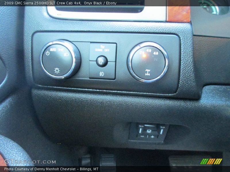 Onyx Black / Ebony 2009 GMC Sierra 2500HD SLT Crew Cab 4x4