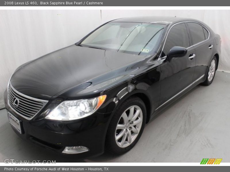 Black Sapphire Blue Pearl / Cashmere 2008 Lexus LS 460