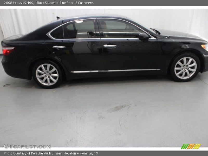Black Sapphire Blue Pearl / Cashmere 2008 Lexus LS 460