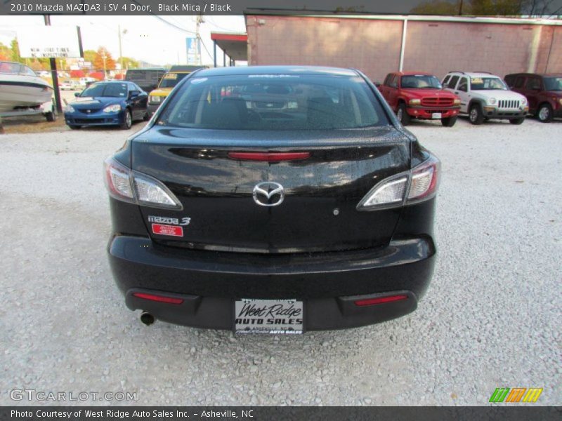 Black Mica / Black 2010 Mazda MAZDA3 i SV 4 Door