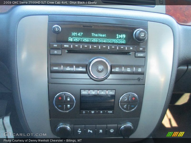 Onyx Black / Ebony 2009 GMC Sierra 2500HD SLT Crew Cab 4x4