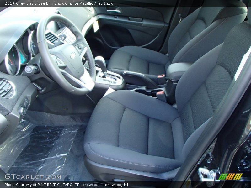 Black Granite Metallic / Jet Black 2014 Chevrolet Cruze LT