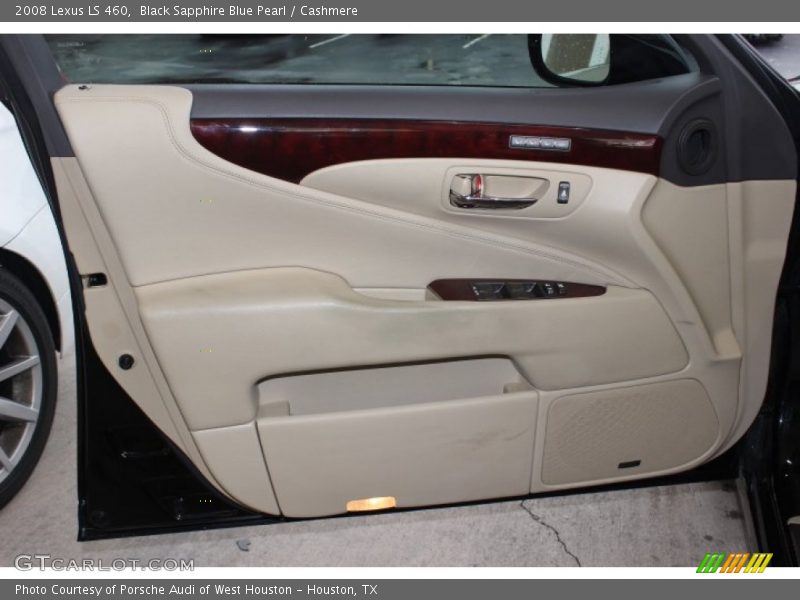Black Sapphire Blue Pearl / Cashmere 2008 Lexus LS 460
