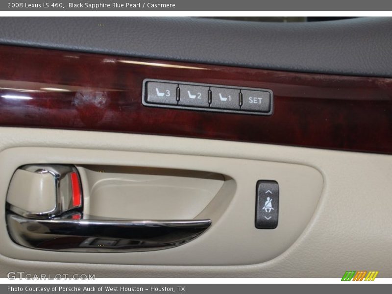 Black Sapphire Blue Pearl / Cashmere 2008 Lexus LS 460