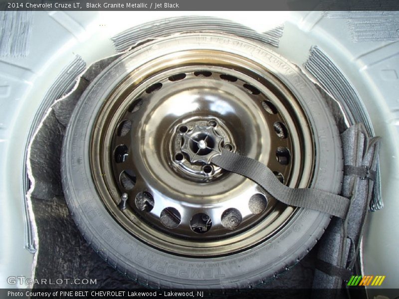 Black Granite Metallic / Jet Black 2014 Chevrolet Cruze LT