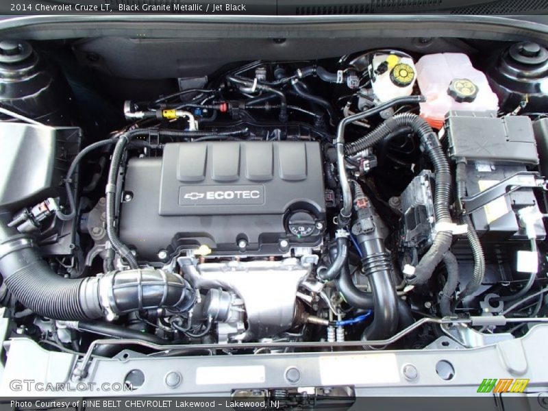 Black Granite Metallic / Jet Black 2014 Chevrolet Cruze LT