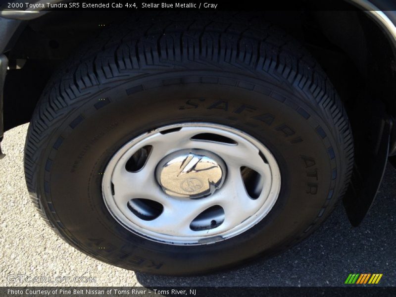 Stellar Blue Metallic / Gray 2000 Toyota Tundra SR5 Extended Cab 4x4