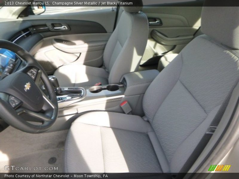 Champagne Silver Metallic / Jet Black/Titanium 2013 Chevrolet Malibu LS