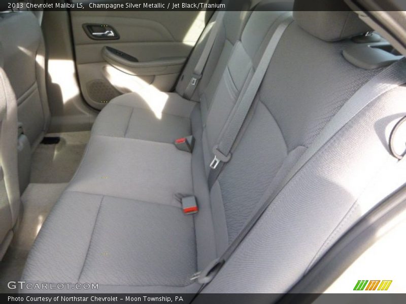 Champagne Silver Metallic / Jet Black/Titanium 2013 Chevrolet Malibu LS