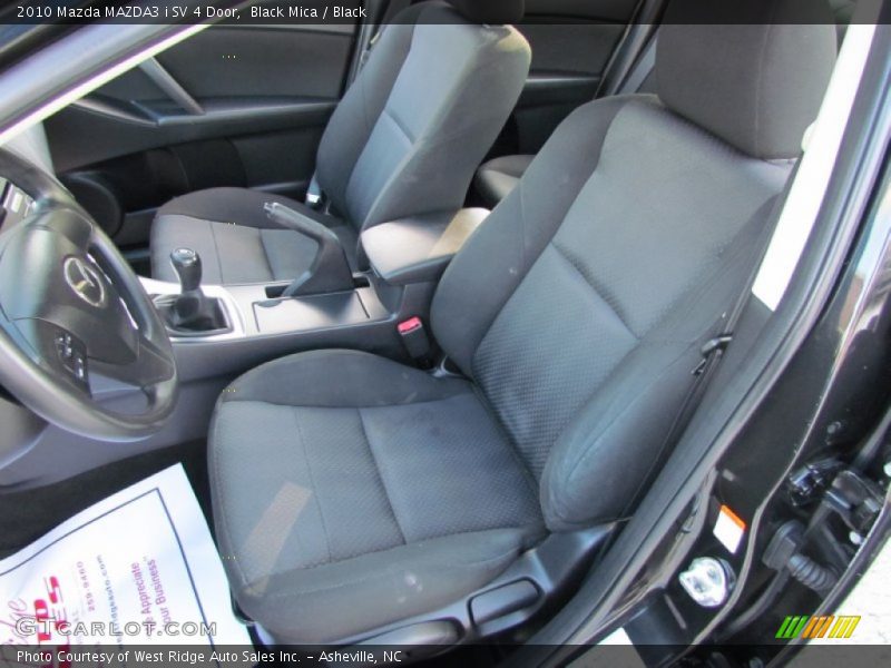 Black Mica / Black 2010 Mazda MAZDA3 i SV 4 Door