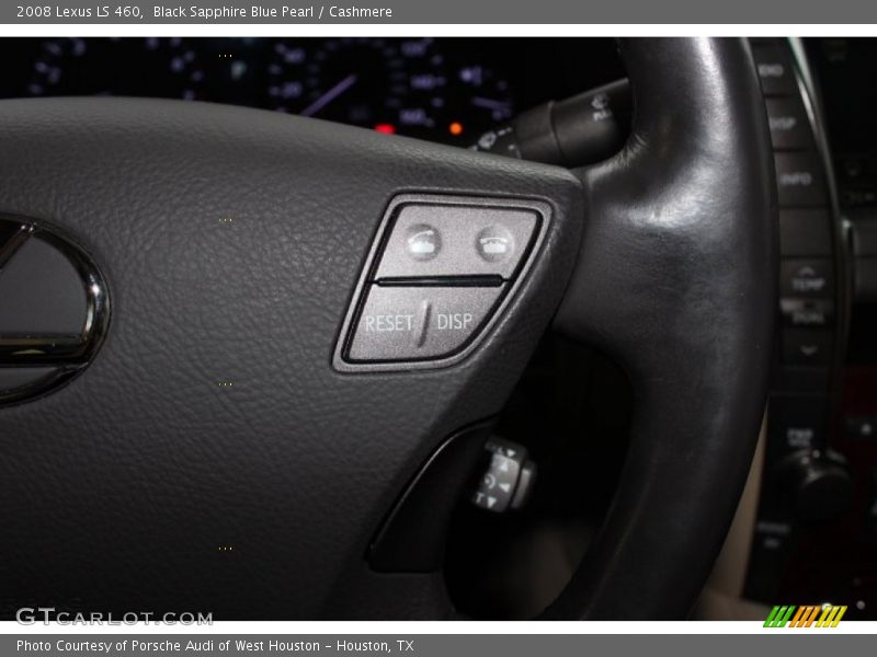 Black Sapphire Blue Pearl / Cashmere 2008 Lexus LS 460