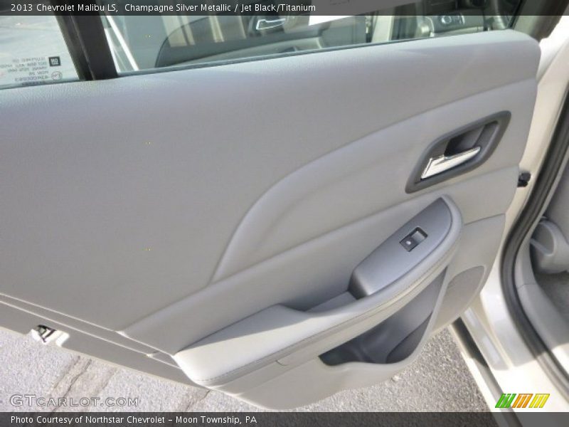 Champagne Silver Metallic / Jet Black/Titanium 2013 Chevrolet Malibu LS