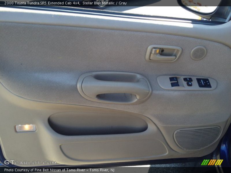 Stellar Blue Metallic / Gray 2000 Toyota Tundra SR5 Extended Cab 4x4