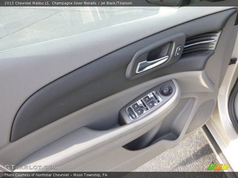 Champagne Silver Metallic / Jet Black/Titanium 2013 Chevrolet Malibu LS