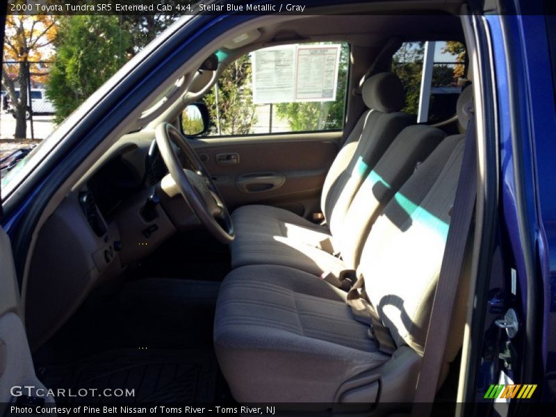 Stellar Blue Metallic / Gray 2000 Toyota Tundra SR5 Extended Cab 4x4
