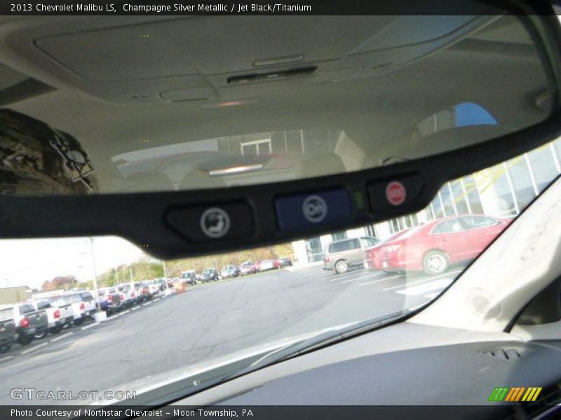 Champagne Silver Metallic / Jet Black/Titanium 2013 Chevrolet Malibu LS